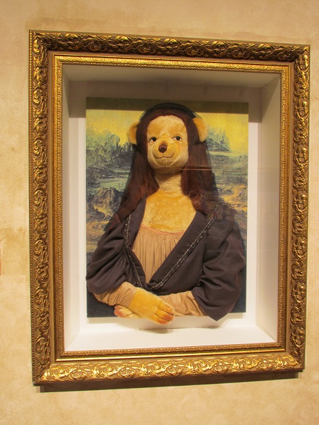 A teddy bear as the Mona Lisa at the Teddy Bear Museum. Photo / Rod Pascoe